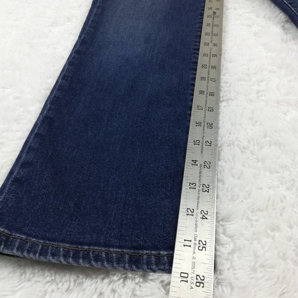 Lauren Jeans Co Womens Jeans Classic Straight Blue Denim Medium Wash Petite 8P - Picture 7 of 12
